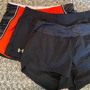 Bundle size large running shorts under armour Nike outdoor voices
